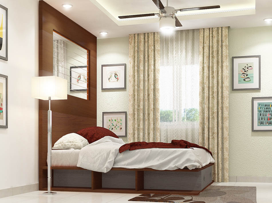First Floor North bed at OMR Flats