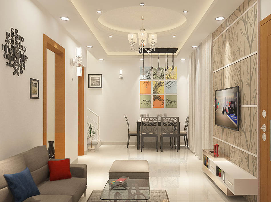 Living & Dining at OMR Flats