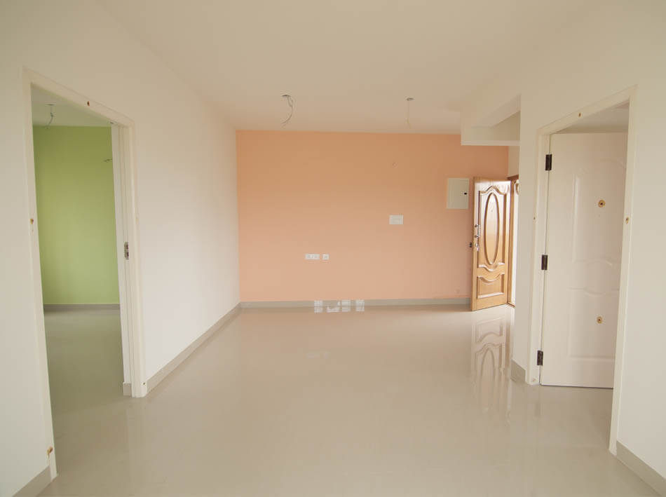 Living Room at Sholinganallur Apartments